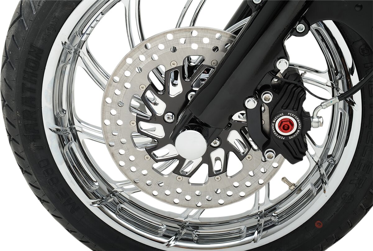 AXLE CAP FRONT CHROME