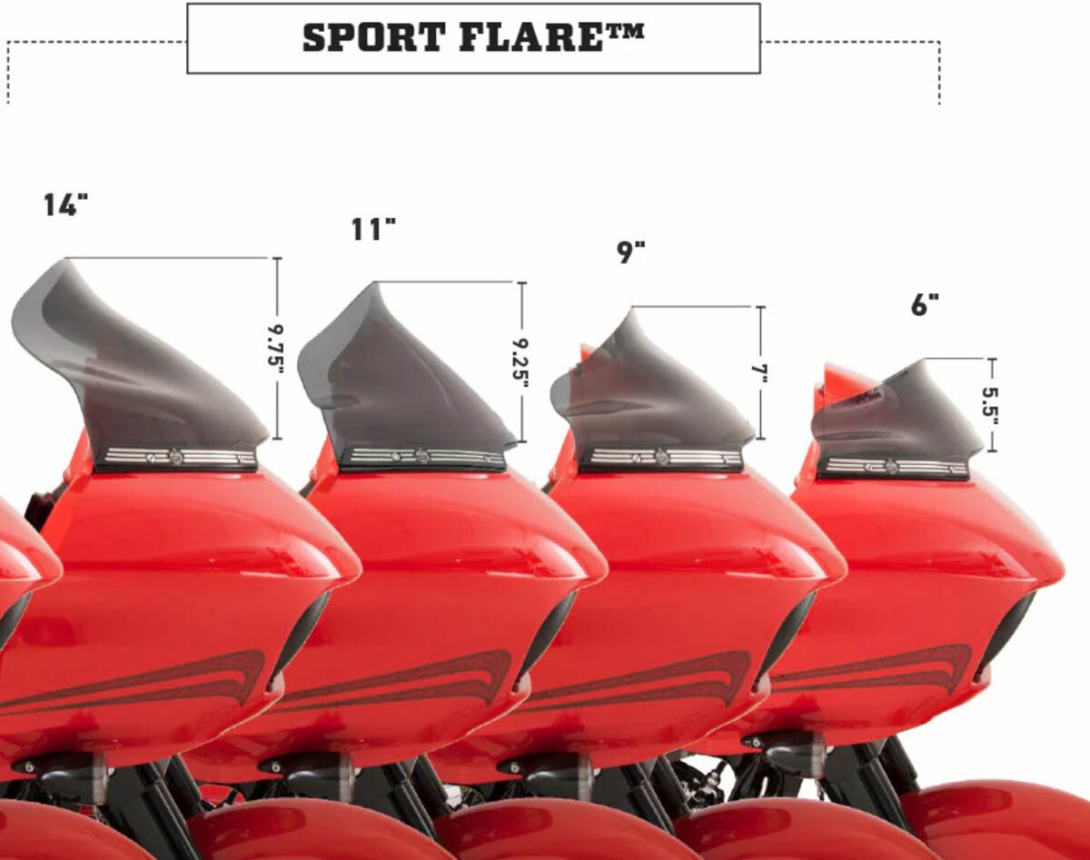 FLTR - 2015+ - FLARE WINDSHIEL