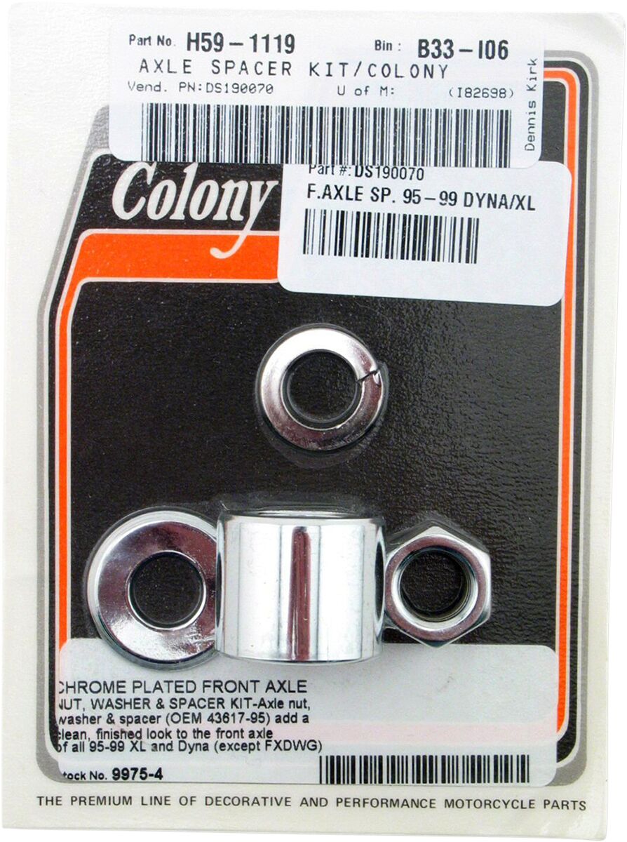 F.AXLE SP. 95-99 DYNA/XL