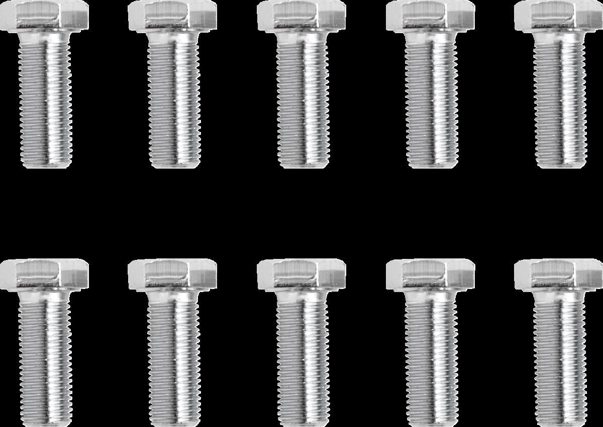 3/8-24 X 1 CHROME HEX HD
